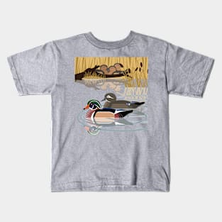 Carolina wood duck Kids T-Shirt